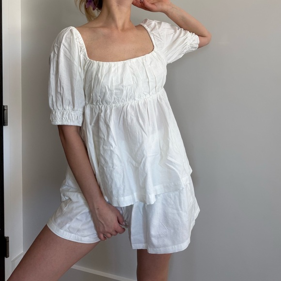 Free People Cotton Baby Doll Top and Shorts Set - Picture 4 of 9